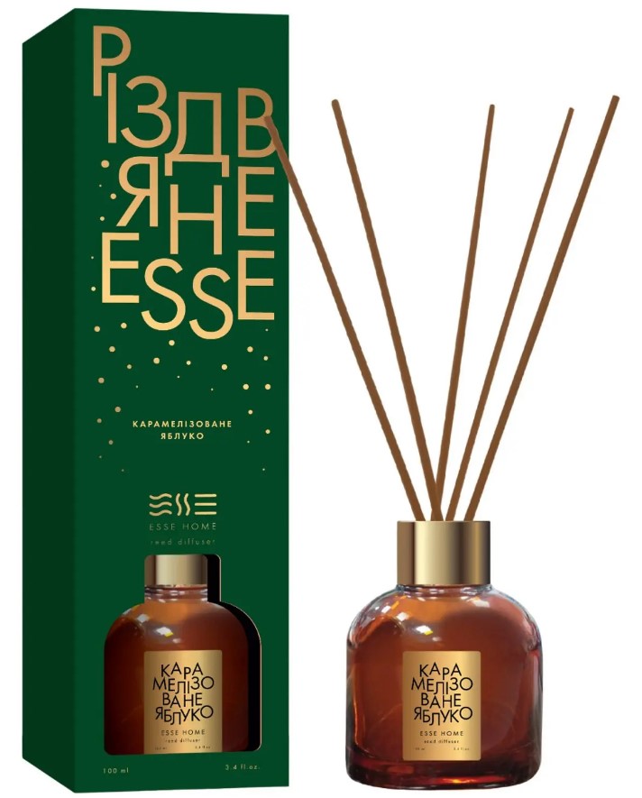 Купить Аромадиффузор Esse Рождественское Карамелизированное яблоко 100 мл (HOME-RE-KA) - Фото 1 Аромадиффузор Esse Рождественское Карамелизированное яблоко 100 мл (HOME-RE-KA) - Фото 1