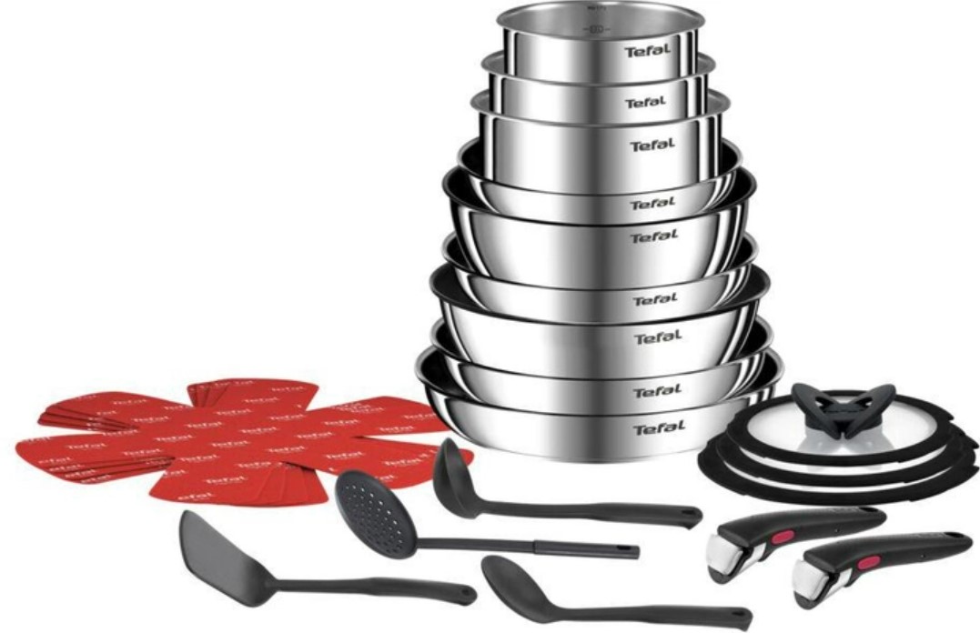 Набор посуды со съемной ручкой Tefal L897SM74 Ingenio Emotion 22 пр - Фото 1