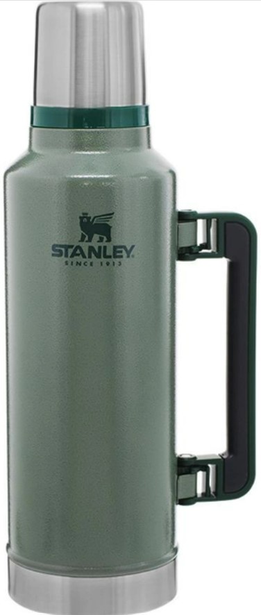 Термос Stanley Legendary Classic Hammertone Green 2,3 л - Фото 1