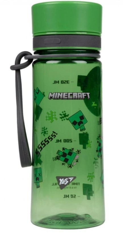 Бутылка для воды YES Minecraft 400 мл (708179) - Фото 1