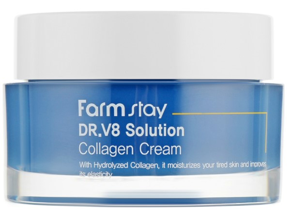 Крем для лица Farm Stay DR-V8 Solution Collagen 50 мл (8809624723614) - Фото 1