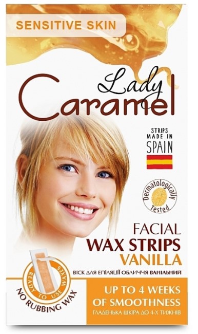 Віск для депіляції Caramel 12 шт. обличчя ванільний (4823015920196) - Фото 1