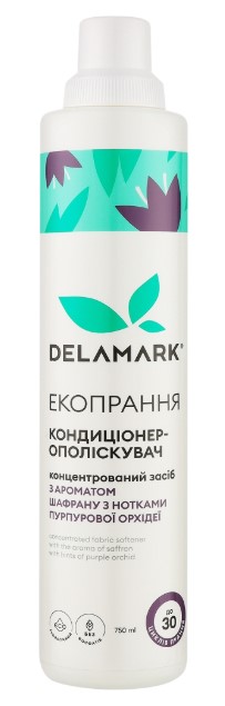 Купить Ополаскиватель для белья DeLaMark с ароматом шафрана и пурпурной орхидеи 750 мл (4820152330567) - Фото 1 Ополаскиватель для белья DeLaMark с ароматом шафрана и пурпурной орхидеи 750 мл (4820152330567) - Фото 1