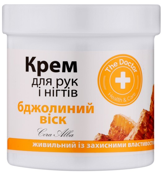 Крем для рук і нігтів The Doctor Health&Care бджолиний віск 250 мл (4823015924521) - Фото 1