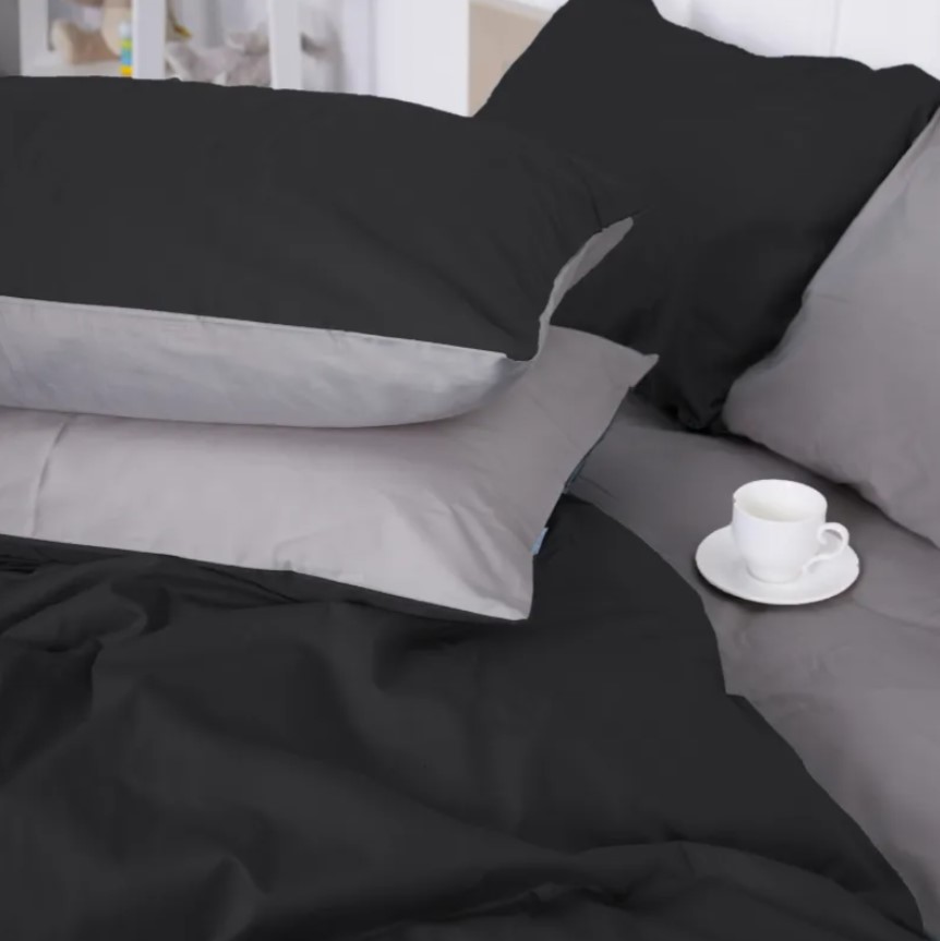 Наволочка MirSon Сатин 0251+0055 Greyness 70х70 (2200001217973) - Фото 1