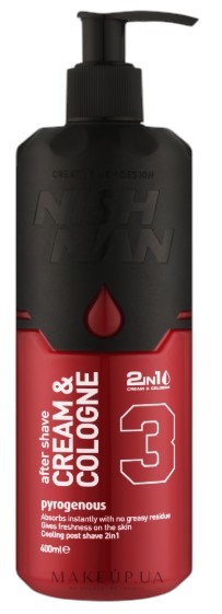 Крем после бритья Nishman After Shave Cream Cologne 400 мл Pyrogenous (8682035088714) - Фото 1