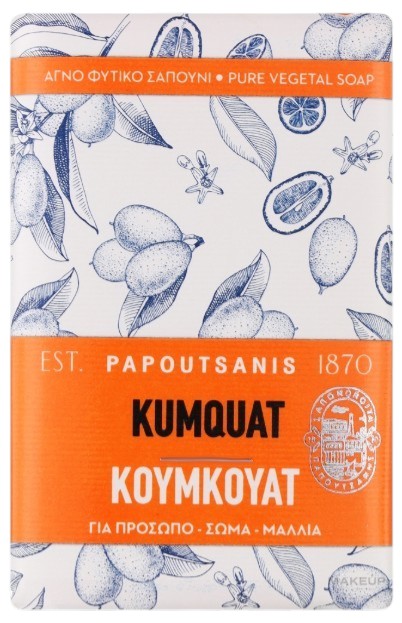 Тверде мило Papoutsanis Kumquat 150 г (PPSSK150)