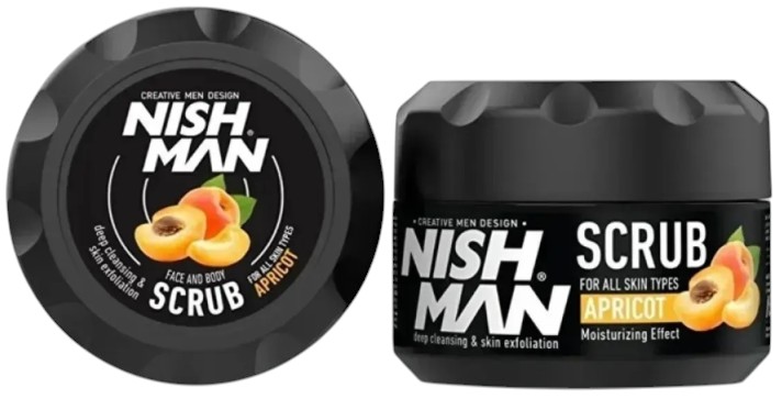 Скраб для обличчя Nishman Apricot Face Scrub 300 мл (8682035086024) - Фото 1