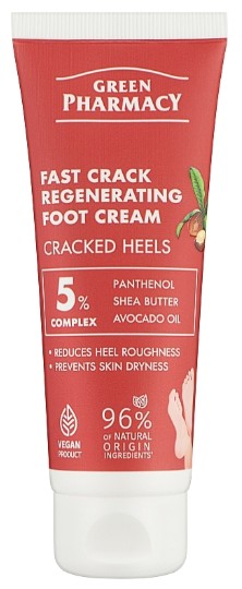 Крем для ног Green Pharmacy 75 мл регенерирующий быстродействующий против трещин (5907568450023) - Фото 1