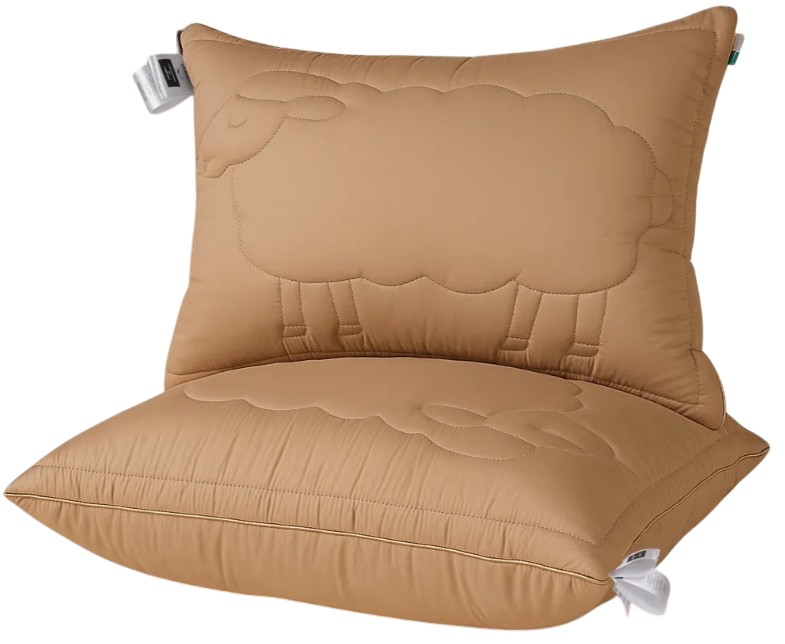 Подушка стандартна MirSon №517 Marzello Collection Wool середня 70x70 см (2200012229439) - Фото 1