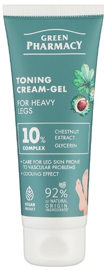 Крем для ног Green Pharmacy 75 мл тонизирующий для усталых ног (5907568450009) - Фото 1