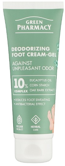 Крем для ног Green Pharmacy 75 мл дезодорующий против неприятного запаха (5901845509992) - Фото 1