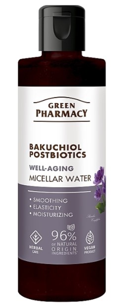 Мицелярная вода Green Pharmacy Бакучиол + постбиотики 200 мл (5901845509787) - Фото 1
