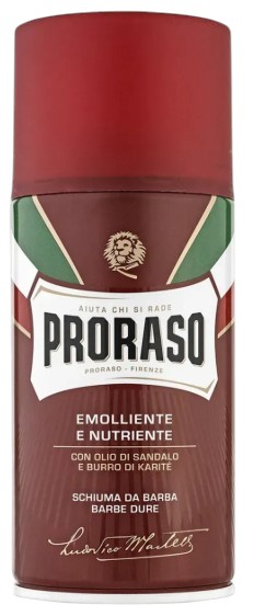 Піна для гоління Proraso Shaving Foam Sandalwood & Shea Butter 300 мл (8004395001897) - Фото 1