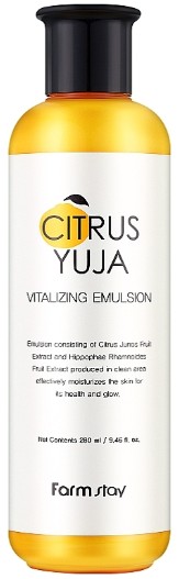 Купить Эмульсия для лица Farm Stay CITRUS YUJA 280 мл (8809809802004) - Фото 1 Эмульсия для лица Farm Stay CITRUS YUJA 280 мл (8809809802004) - Фото 1