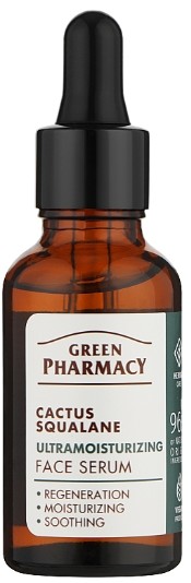 Сыворотка для лица Green Pharmacy 30 мл Кактус + сквалан (5901845509695) - Фото 1