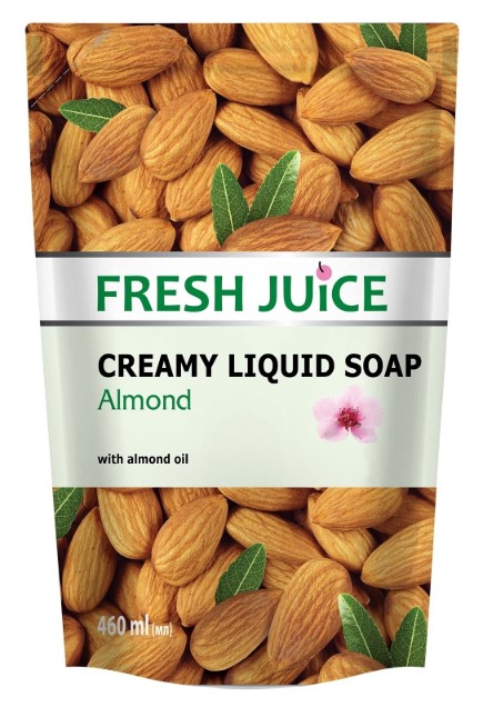 Рідке мило для рук Fresh Juice almond 460 мл (4823015913280) - Фото 1