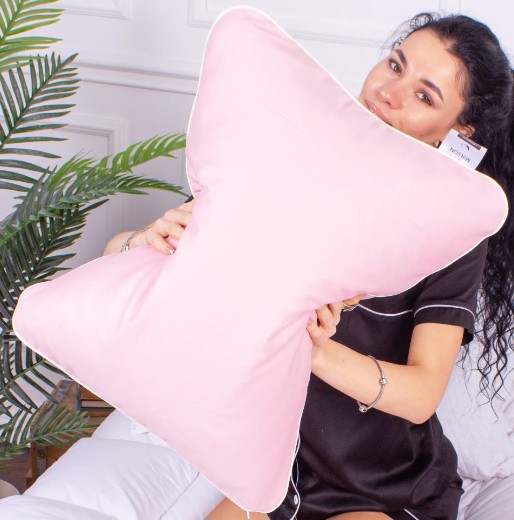 Подушка ортопедична MirSon №4034 Delicate Satin 00199 Laura WoMen 59х43х10 см (2200006422440) - Фото 1