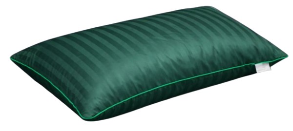 Подушка ортопедична MirSon №4025 Satin Stripe 30-0017 Green Women (2200006422358) - Фото 1