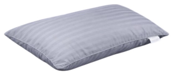 Подушка ортопедична MirSon №4019 Satin Stripe 30-0010 Light Gray Women (2200006422280) - Фото 1