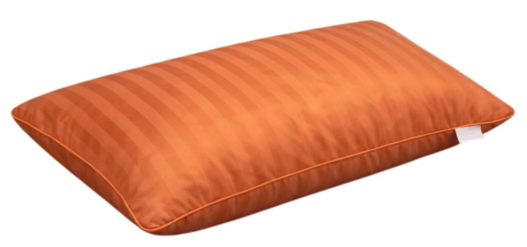 Подушка ортопедична MirSon №4014 Satin Stripe 30-0005 Brown Women (2200006422228) - Фото 1