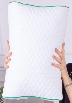 Подушка ортопедична MirSon №4115 Steep Line Aloe Vera 49х32х10.5 см (2200006423294) - Фото 1