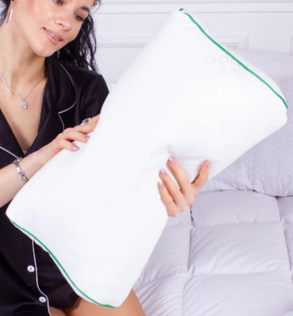 Подушка ортопедична MirSon №4112 Green Nature Julia 49х32х10.5 см (2200006423263) - Фото 1