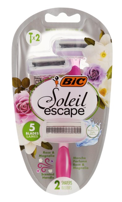 Станок жіночий одноразовий BIC Soleil Escape роза 2 шт. (3086123740686) - Фото 1