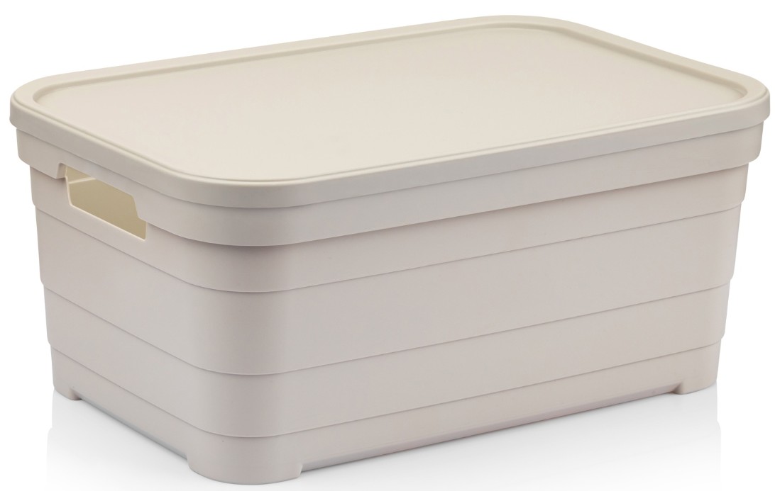 Купить Корзина для хранения Idea Home Pyramid Bej с/кр. 36x24x16.5 см (00643 Bej) - Фото 1 Корзина для хранения Idea Home Pyramid Bej с/кр. 36x24x16.5 см (00643 Bej) - Фото 1