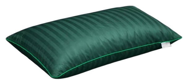 Подушка ортопедическая MirSon №4081 Satin Stripe 30-0017 Green MEN (2200006422938) - Фото 1