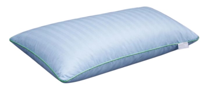 Подушка ортопедическая MirSon №4078 Satin Stripe 30-0014 Mint MEN (2200006422891) - Фото 1