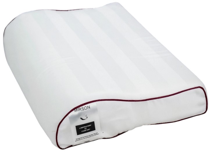 Подушка ортопедична MirSon №4178 Noble stripe Royal Pearl KIDDY (2200006423928) - Фото 1