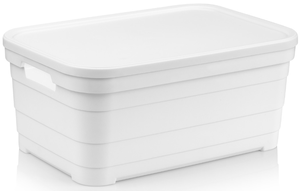 Купить Корзина для хранения Idea Home Pyramid White с/кр. 36x24x16.5 см (00643 White) - Фото 1 Корзина для хранения Idea Home Pyramid White с/кр. 36x24x16.5 см (00643 White) - Фото 1