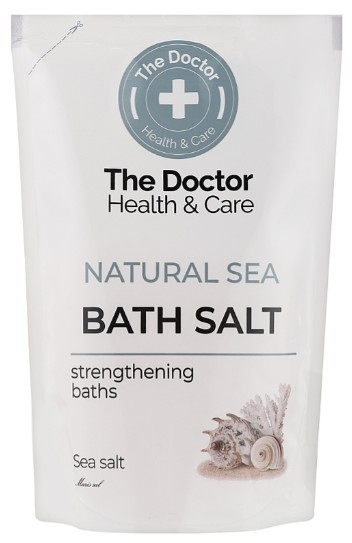 Сіль для ванни The Doctor Health&Care дой-пак 500 г Натуральна морська (4823015921735) - Фото 1