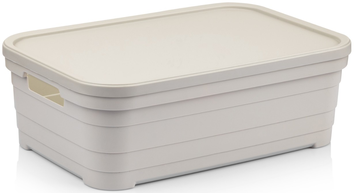 Купить Корзина для хранения Idea Home Pyramid Bej с/кр. 36x24x12.5 см (00642 Bej) - Фото 1 Корзина для хранения Idea Home Pyramid Bej с/кр. 36x24x12.5 см (00642 Bej) - Фото 1