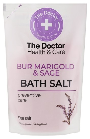 Сіль для ванни The Doctor Health&Care дой-пак 500 г Череда і шавлія (4823015921698) - Фото 1