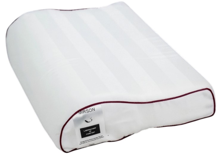 Подушка ортопедическая MirSon №6108 Noble stripe Royal Pearl Kiddy Girl 50х29х5/8 (2200003262629) - Фото 1