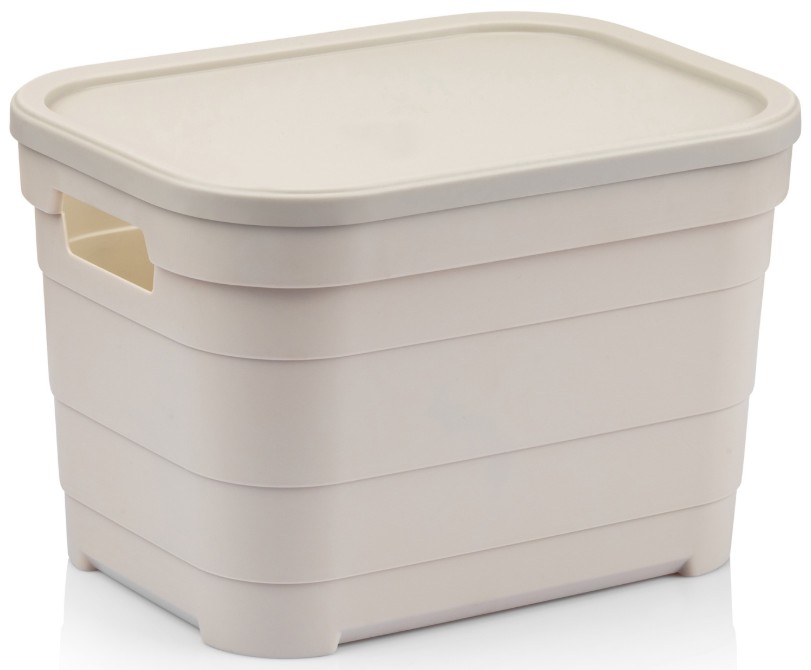 Купить Корзина для хранения Idea Home Pyramid Bej с/кр. 24x18x16.5 см (00639 Bej) - Фото 1 Корзина для хранения Idea Home Pyramid Bej с/кр. 24x18x16.5 см (00639 Bej) - Фото 1