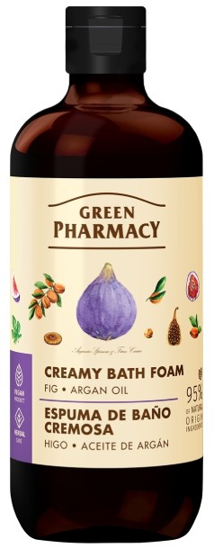 Піна для ванни Green Pharmacy Інжир та арганова олія 500 мл (4823015945717) - Фото 1