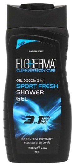 Купити Гель для душу Eloderma 3в1 Sport Fresh 250 мл (ESGSF250) - Фото 1 Гель для душу Eloderma 3в1 Sport Fresh 250 мл (ESGSF250) - Фото 1