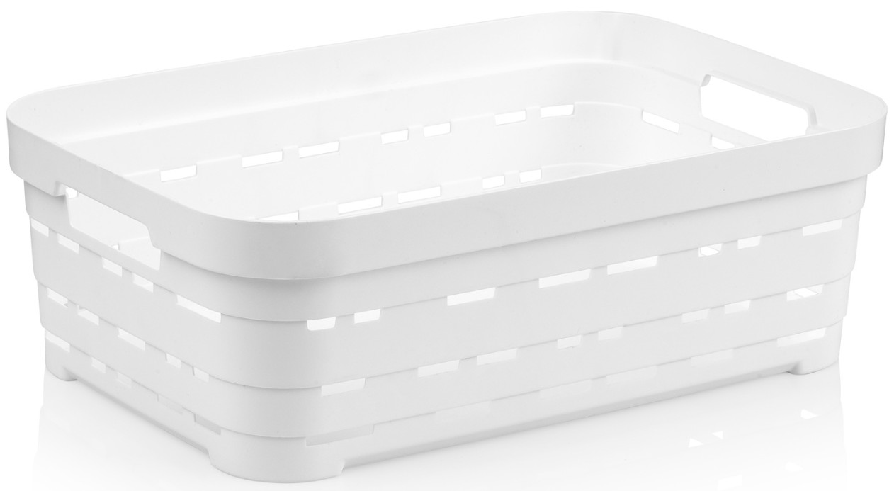 Купить Корзина для хранения Idea Home Pyramid White б/кр. 36x24x12 см (00615 White) - Фото 1 Корзина для хранения Idea Home Pyramid White б/кр. 36x24x12 см (00615 White) - Фото 1