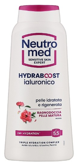 Купити Гель для душу Neutromed Hydraboost омолоджуючий Півонія 600 мл (NHSGRP600) - Фото 1 Гель для душу Neutromed Hydraboost омолоджуючий Півонія 600 мл (NHSGRP600) - Фото 1