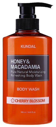 Купить Гель для душа Kundal Honey&Macadamia Cherry Blossom 500мл (8809568740203) - Фото 1 Гель для душа Kundal Honey&Macadamia Cherry Blossom 500мл (8809568740203) - Фото 1