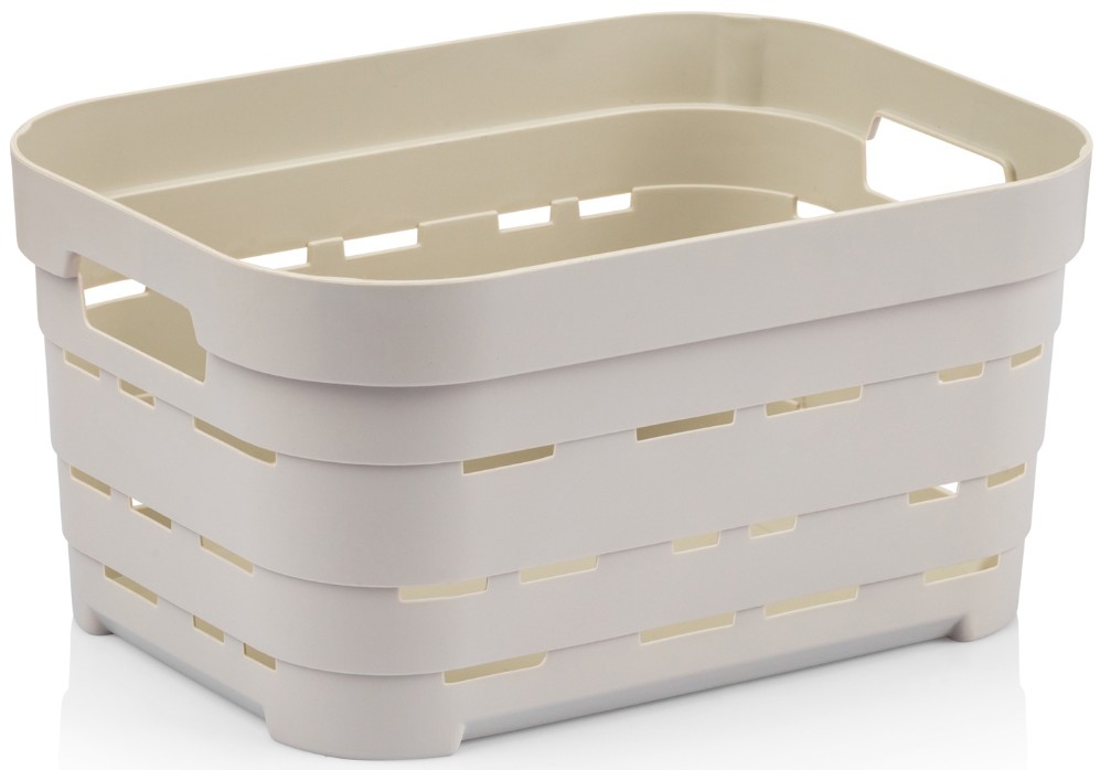 Купить Корзина для хранения Idea Home Pyramid Bej б/кр. 24x17,5x12 см (00611 Bej) - Фото 1 Корзина для хранения Idea Home Pyramid Bej б/кр. 24x17,5x12 см (00611 Bej) - Фото 1