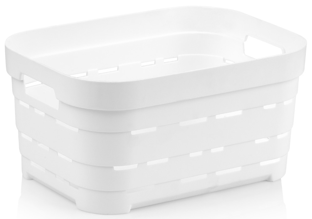 Купить Корзина для хранения Idea Home Pyramid White б/кр. 24x17,5x12 см (00611 White) - Фото 1 Корзина для хранения Idea Home Pyramid White б/кр. 24x17,5x12 см (00611 White) - Фото 1