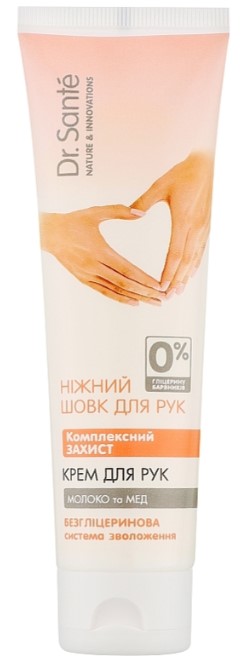 Крем для рук і нігтів Dr. Sante Ніжний шовк 90 мл комплексний захист (4823015923449) - Фото 1