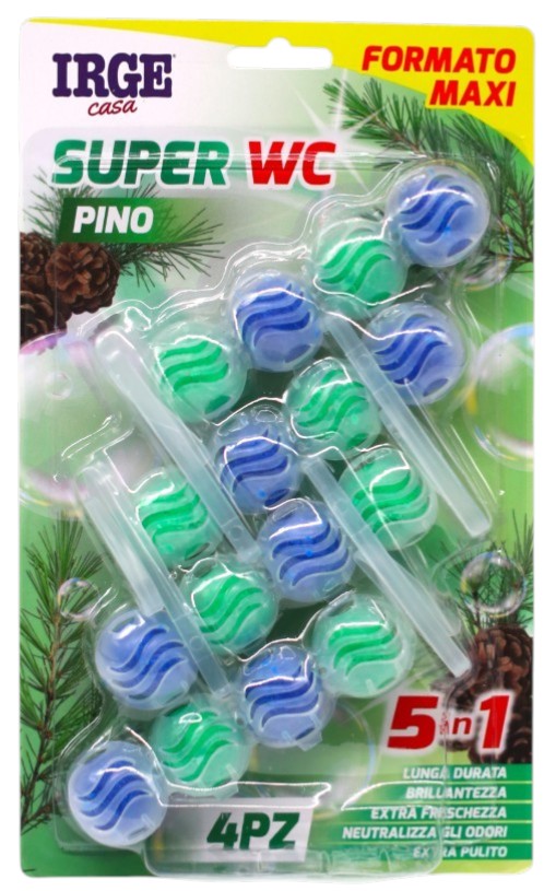 Туалетный блок IRGE Super Bowl Pino 4 шт. (DEO7085A)