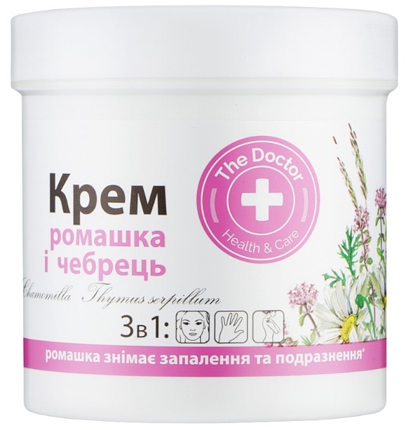 Крем для тіла The Doctor Health&Care 250 мл ромашка/чебрець (4823015924545) - Фото 1