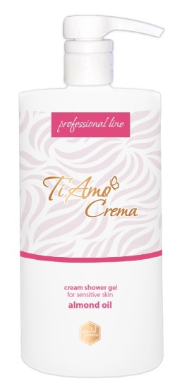 Гель для душу Ti Amo Crema Живильний. Мигдалева олія 750 мл (4820263235430) - Фото 1