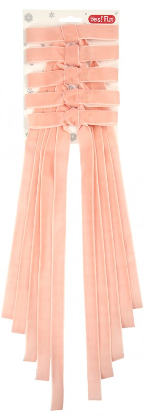 Купити Декор New Year YES! Fun Банти 36x12 см пудрові 5 шт. (975098) - Фото 1 Декор New Year YES! Fun Банти 36x12 см пудрові 5 шт. (975098) - Фото 1